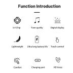 Bluetooth slusalice EL SK37 crne HQ slika 6