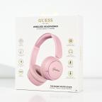 Bluetooth slusalice Guess Script Metal Logo pink (GUBHV6SCP) slika 4