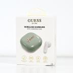 Bluetooth slusalice Guess Script Metal Logo zelene (GUTWSJ7BTE4GN) slika 4