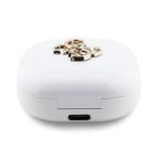 Bluetooth slusalice Guess TWS 4G Metal logo bele (GUTWSJ7HE4GH) slika 4