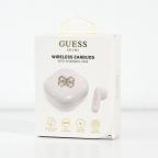 Bluetooth slusalice Guess TWS 4G Metal logo bele (GUTWSJ7HE4GH) slika 5