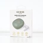 Bluetooth slusalice Guess TWS Flat Triangle Logo Electroplated zelene (GUTWST7FCETN) slika 4