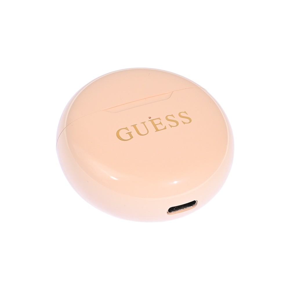 Bluetooth slusalice Guess TWS Small Round Gold Classic Logo print bez (GUTWSH1HGCDE) cena 7000 din slika