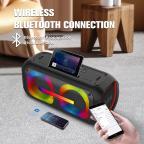 Bluetooth zvucnik BKK-B67 2x60W crni slika 6