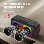 Bluetooth zvucnik BKK-B67 2x60W crni slika 7