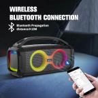 Bluetooth zvucnik BKK-B90 2x20W crni slika 7