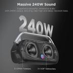 Bluetooth zvucnik BUGANi Boost Max BS12302 crni slika 3