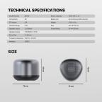 Bluetooth zvucnik Fantech BS155 NeraBox crni slika 11