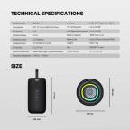 Bluetooth zvucnik Fantech BS158 NeraBox crveni slika 14