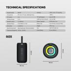 Bluetooth zvucnik Fantech BS159 NeraBox sivi slika 11