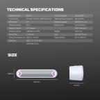 Bluetooth zvucnik Fantech BS160 GROOVE BAR beli slika 10