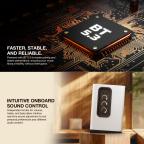 Bluetooth zvucnik Fantech FBB301 Hako Studio beli slika 8
