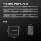 Bluetooth zvucnik Fantech FBS1 Hako Nomad crni slika 12