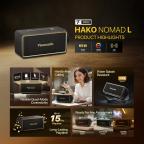 Bluetooth zvucnik Fantech FBS2 Hako Nomad crni slika 4
