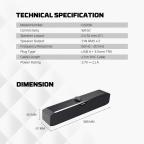 Laptop zvucnik Fantech GS206 GROOVE BAR LITE crni slika 9