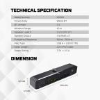 Bluetooth zvucnik Fantech GS303 GROOVE BAR crni slika 10