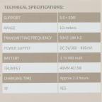 Bluetooth zvucnik HM11 crni slika 5