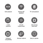 Bluetooth zvucnik Kisonli G103 crni slika 4