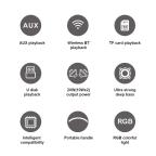 Bluetooth zvucnik Kisonli K12 crni slika 4