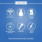 Bluetooth zvucnik KTS-1745 crni slika 4