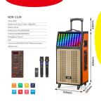 Bluetooth zvucnik NDR-112R 80w narandzasti slika 6