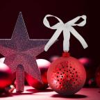 Bluetooth zvucnik novogodisnji ukras crveni slika 5