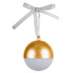 Bluetooth zvucnik novogodisnji ukras zlatni cena 4000 din slika