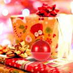 Bluetooth zvucnik novogodisnji ukras zlatni slika 7