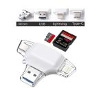 Citac kartica SD microSD na Type C Lightning USB 2.0 JWD-84 beli slika 3