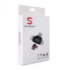 Citac kartica SD microSD na Type C Lightning USB 2.0 JWD-84 crni slika 4