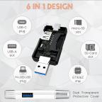 Citac kartica USB JWD 6u1 OTG beli slika 7