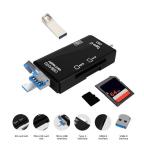 Citac kartica USB JWD 6u1 OTG crni cena 3000 din slika