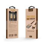 Data kabl LDNIO LS25 micro USB zlatni 1m slika 2