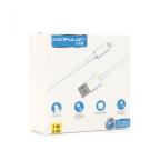Data kabl KONFULON DC05 za iphone lightning beli 1m slika 4