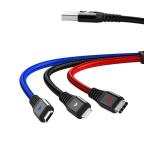 Data kabl KONFULON DC08, 2.4A, 3u1 USB na micro, lightning, Type C 1.2m cena 1500 din slika