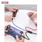 Data kabl KONFULON DC08, 2.4A, 3u1 USB na micro, lightning, Type C 1.2m slika 3