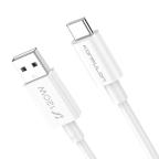 Data kabl KONFULON DC110, VIVO 120W, sa kablom USB na Type C beli 1m cena 1000 din slika