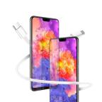 Data kabl KONFULON DC15 PD 100W Super Fast Charge Type C na Type C beli 1m slika 2