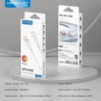 Data kabl KONFULON DC65, 3A, USB na Type C beli 1m slika 7