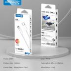 Data kabl KONFULON DC81 27W Type C na iPhone lightning beli 1m slika 5