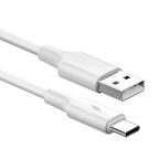 Data kabl KONFULON DL49, 2.4A, USB na Type C beli 1m cena 1000 din slika