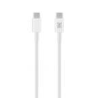 Data kabl L 3G 65W Type C na Type C beli 1m slika 2