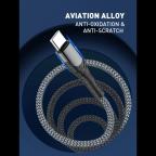 Data kabl LDNIO LC111 PD Type C na iPhone lightning 30W HQ sivi 1m slika 3