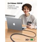 Data kabl LDNIO LC921c -240W Type C na Type C crni 1m slika 4