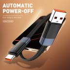 Data kabl LDNIO LS241 50W Fast Automatic Power OFF iPhone lightning crni 1m slika 3