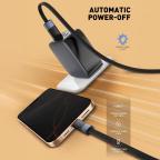 Data kabl LDNIO LS241 50W Fast Automatic Power OFF micro USB crni 1m slika 4