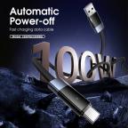 Data kabl LDNIO LS241Q 100W Fast Automatic Power OFF Type C crni 1m slika 2