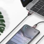 Data kabl LDNIO LS441 micro USB sivi 1m slika 2