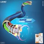 Data kabl LDNIO LS441 Type C sivi 1m slika 5