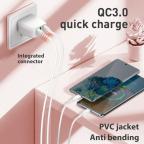 Data kabl LDNIO LS841 25W Fast iPhone lightning beli 1m slika 3